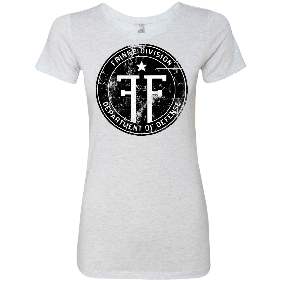 T-Shirts Heather White / Small Fringe Logo Vintage Women's Triblend T-Shirt
