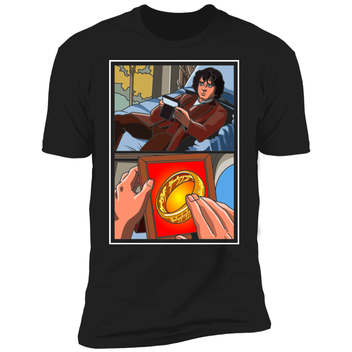 T-Shirts Black / X-Small Frodo Wolverine Meme Men's Premium T-Shirt