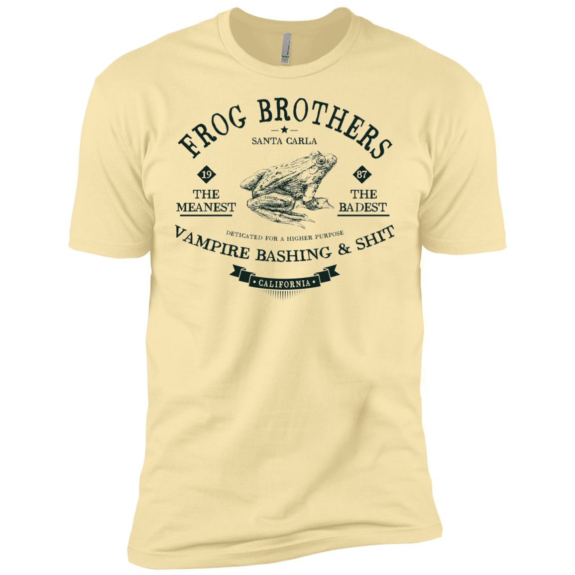T-Shirts Banana Cream / X-Small Frog Brothers Men's Premium T-Shirt