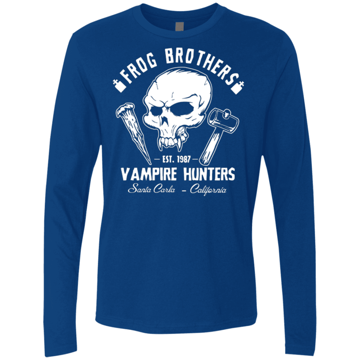 T-Shirts Royal / Small Frog Brothers Vampire Hunters Men's Premium Long Sleeve