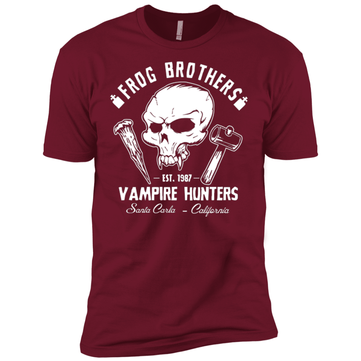 T-Shirts Cardinal / X-Small Frog Brothers Vampire Hunters Men's Premium T-Shirt