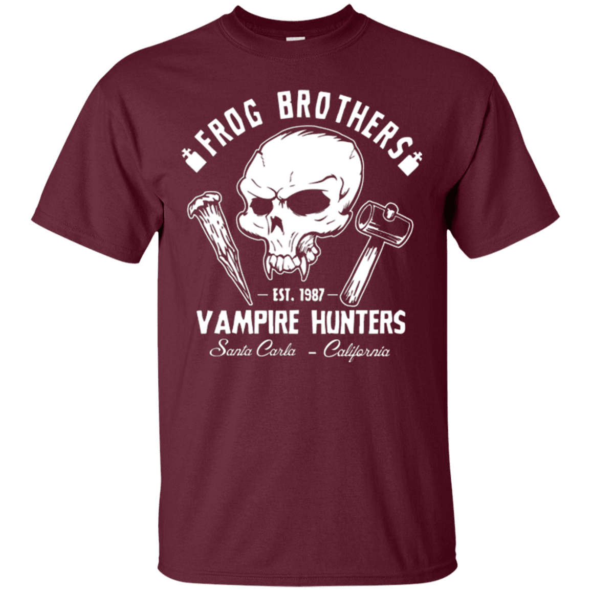 T-Shirts Maroon / Small Frog Brothers Vampire Hunters T-Shirt