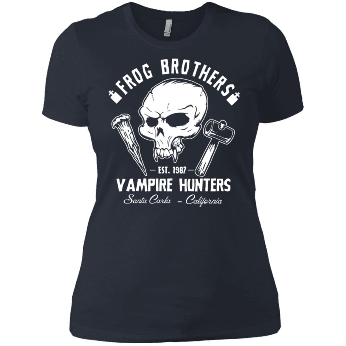 T-Shirts Indigo / X-Small Frog Brothers Vampire Hunters Women's Premium T-Shirt