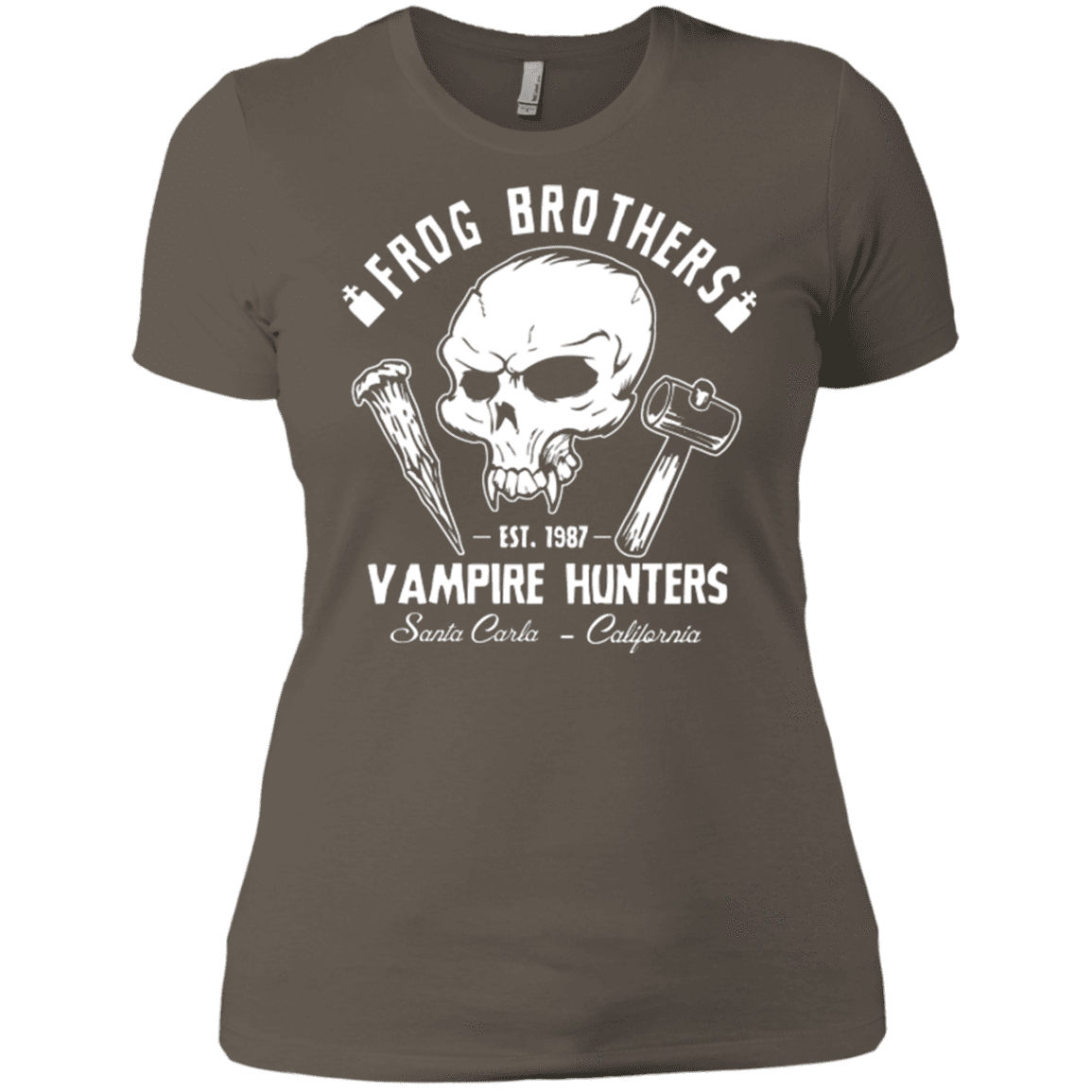 T-Shirts Warm Grey / X-Small Frog Brothers Vampire Hunters Women's Premium T-Shirt