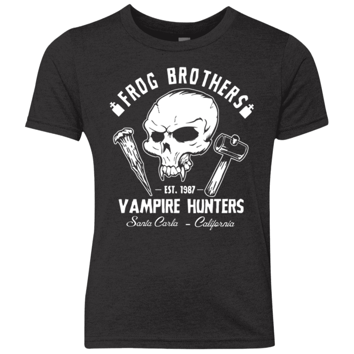 T-Shirts Vintage Black / YXS Frog Brothers Vampire Hunters Youth Triblend T-Shirt
