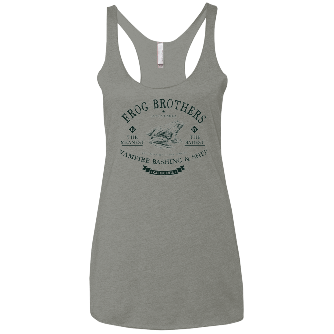 T-Shirts Venetian Grey / X-Small Frog Brothers Women's Triblend Racerback Tank