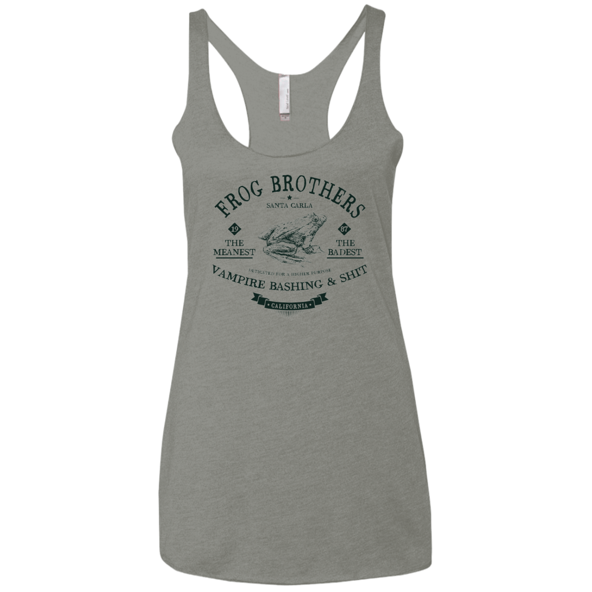 T-Shirts Venetian Grey / X-Small Frog Brothers Women's Triblend Racerback Tank