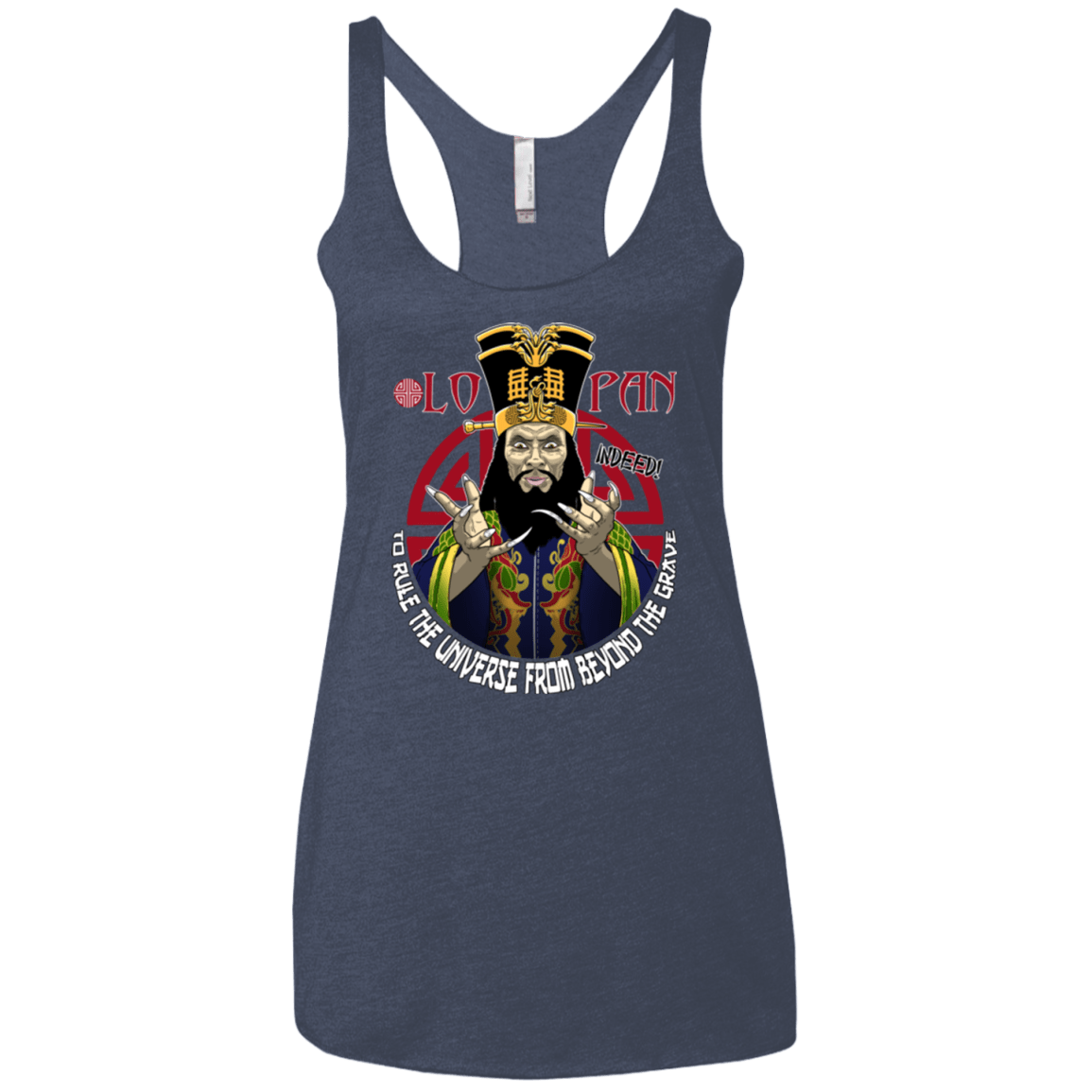 T-Shirts Vintage Navy / X-Small From Beyond The Grave Women's Triblend Racerback Tank