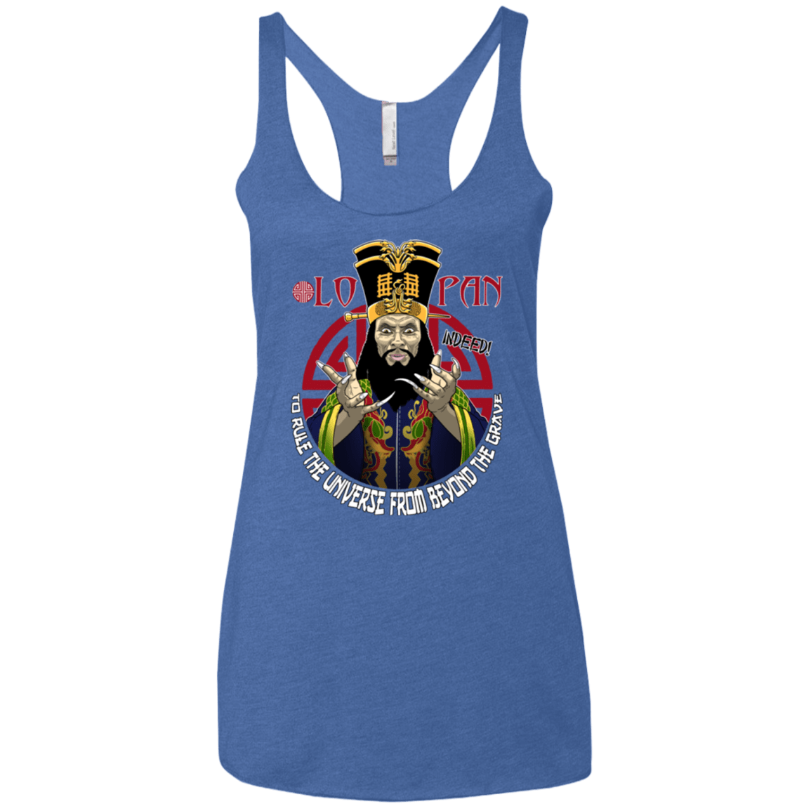 T-Shirts Vintage Royal / X-Small From Beyond The Grave Women's Triblend Racerback Tank