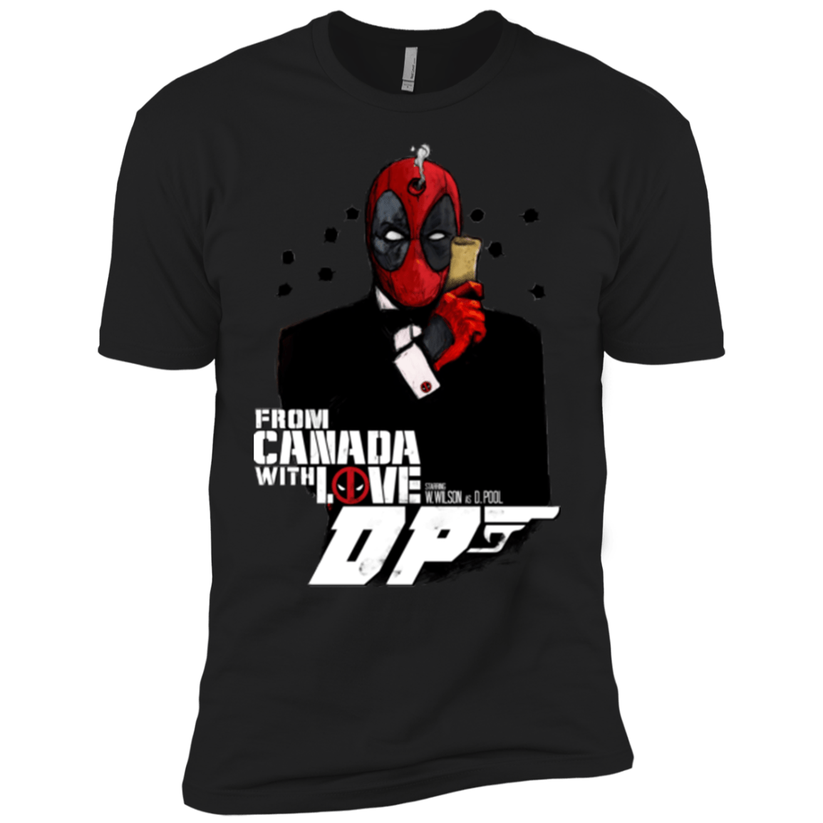 T-Shirts Black / YXS From Canada with Love Boys Premium T-Shirt