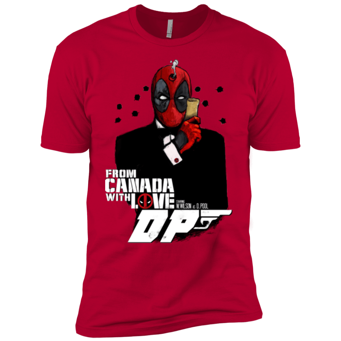 T-Shirts Red / YXS From Canada with Love Boys Premium T-Shirt