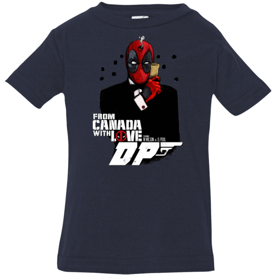 T-Shirts Navy / 6 Months From Canada with Love Infant PremiumT-Shirt