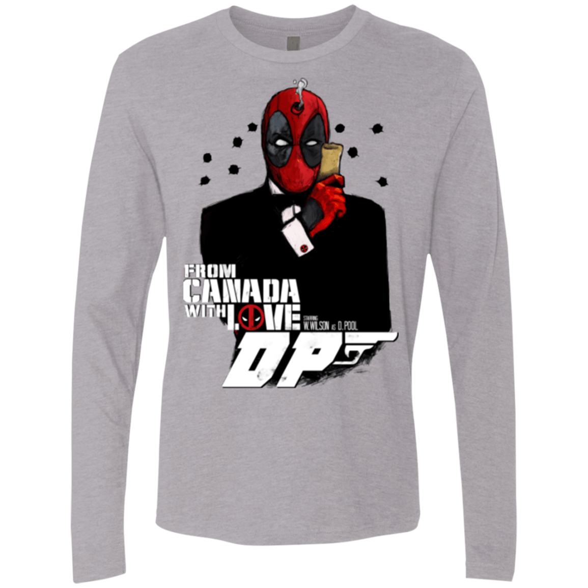 T-Shirts Heather Grey / Small From Canada with Love Men's Premium Long Sleeve