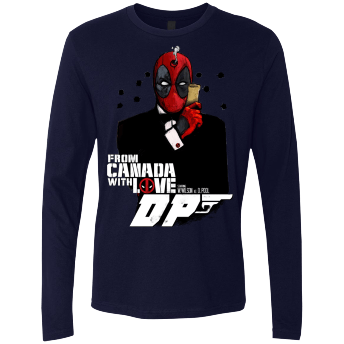 T-Shirts Midnight Navy / Small From Canada with Love Men's Premium Long Sleeve