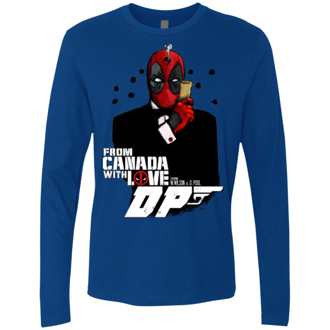 T-Shirts Royal / Small From Canada with Love Men's Premium Long Sleeve