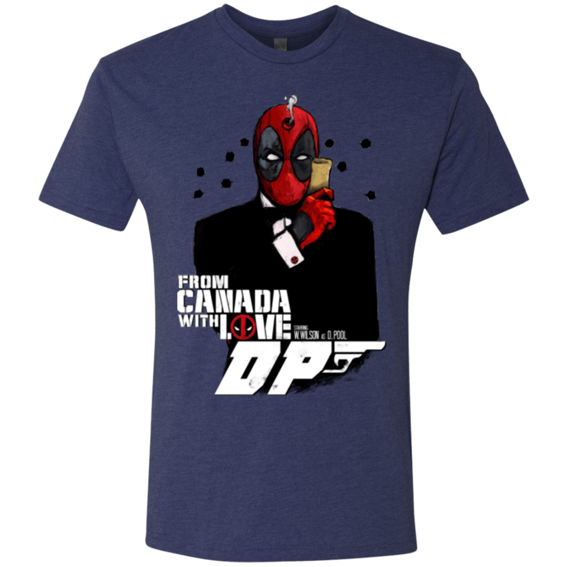 T-Shirts Vintage Navy / Small From Canada with Love Men's Triblend T-Shirt