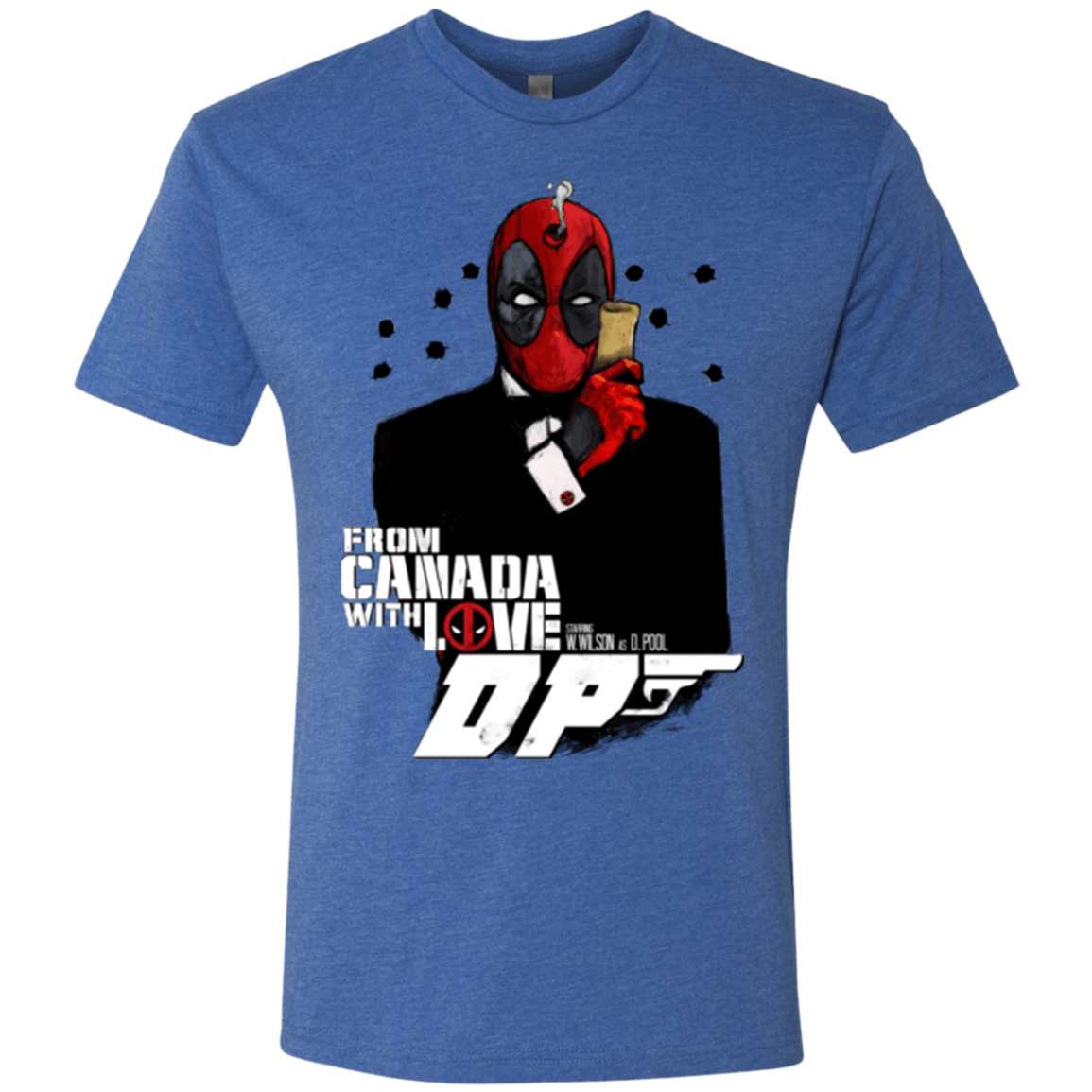 T-Shirts Vintage Royal / Small From Canada with Love Men's Triblend T-Shirt