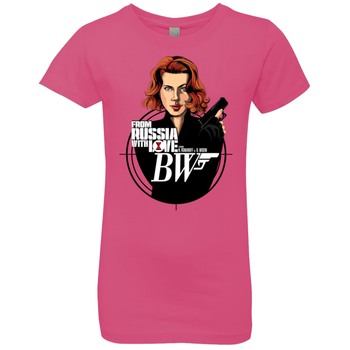 T-Shirts Hot Pink / YXS From Russia with Love Girls Premium T-Shirt