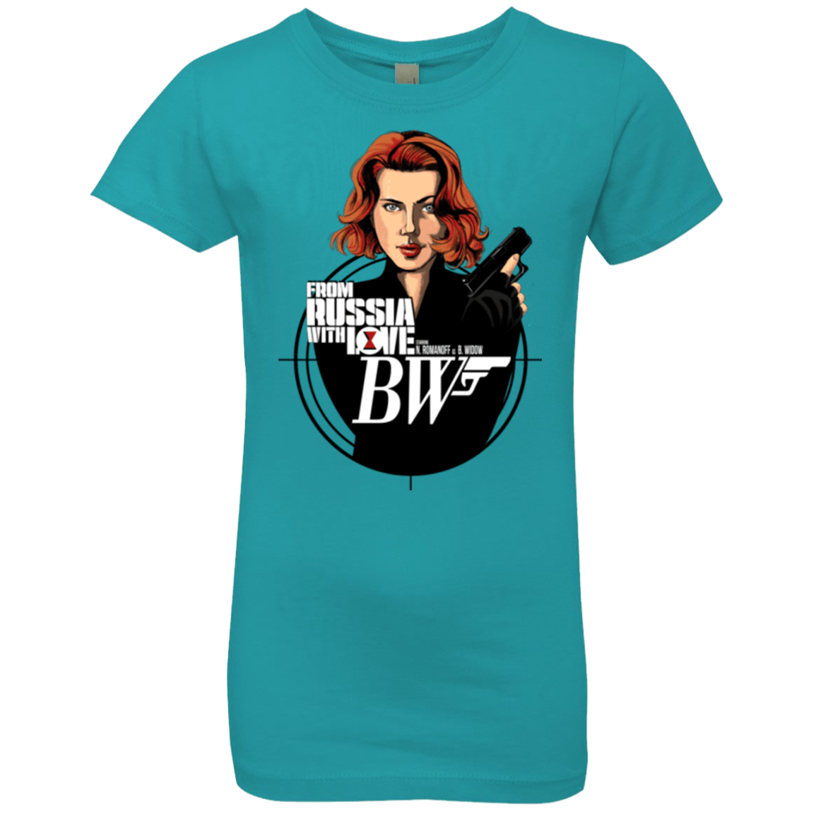 T-Shirts Tahiti Blue / YXS From Russia with Love Girls Premium T-Shirt