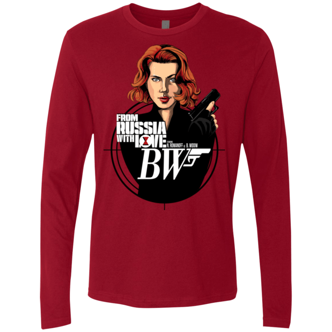 T-Shirts Cardinal / Small From Russia with Love Men's Premium Long Sleeve
