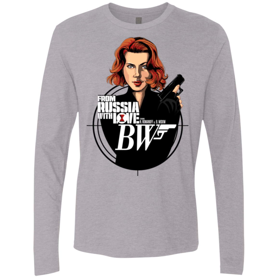 T-Shirts Heather Grey / Small From Russia with Love Men's Premium Long Sleeve