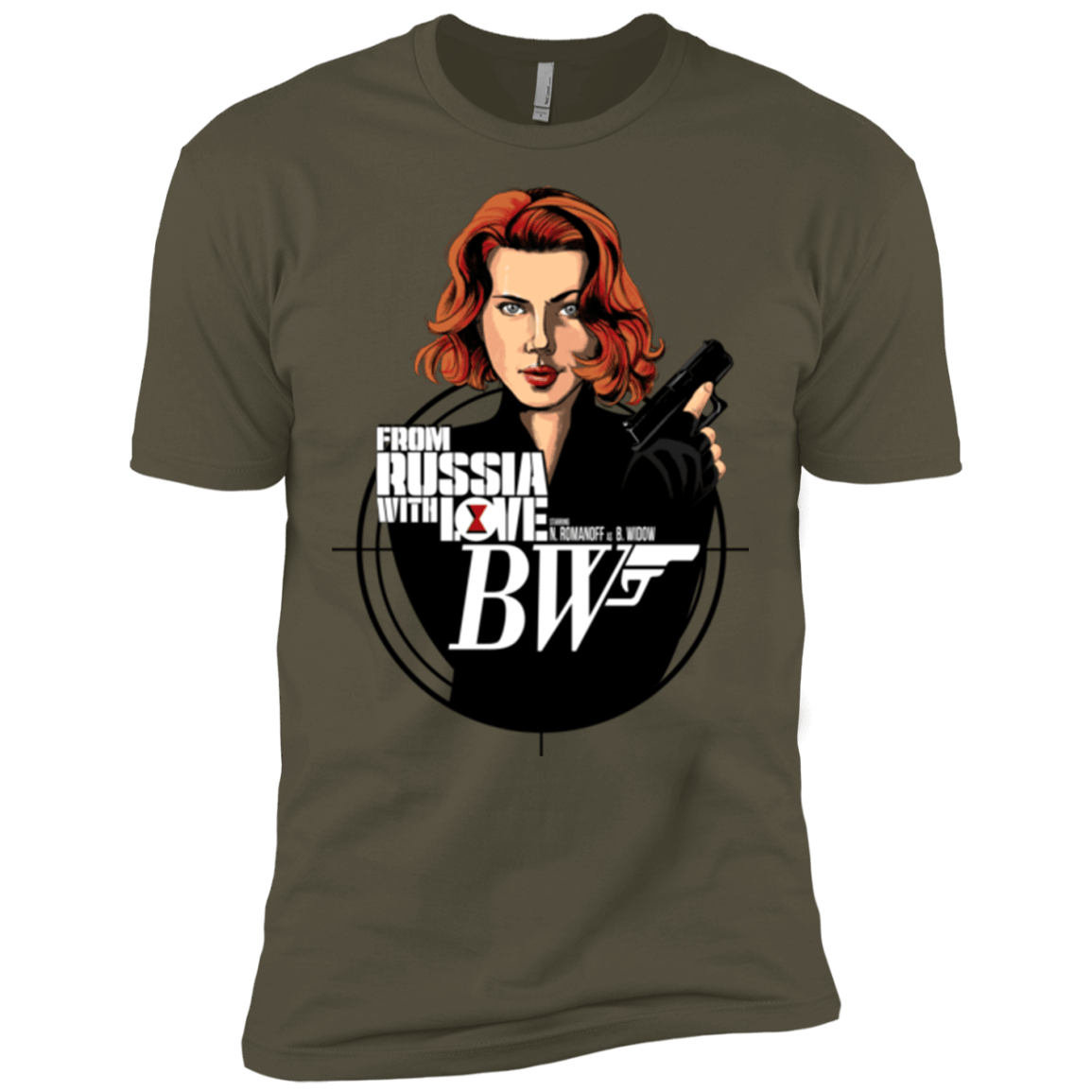 T-Shirts Military Green / X-Small From Russia with Love Men's Premium T-Shirt