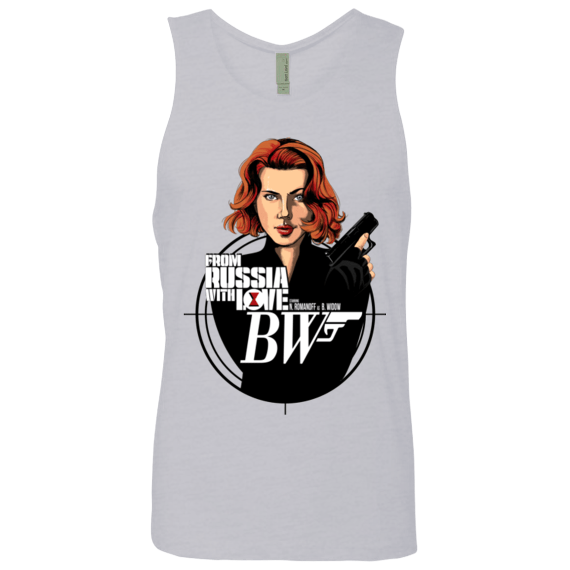 T-Shirts Heather Grey / Small From Russia with Love Men's Premium Tank Top