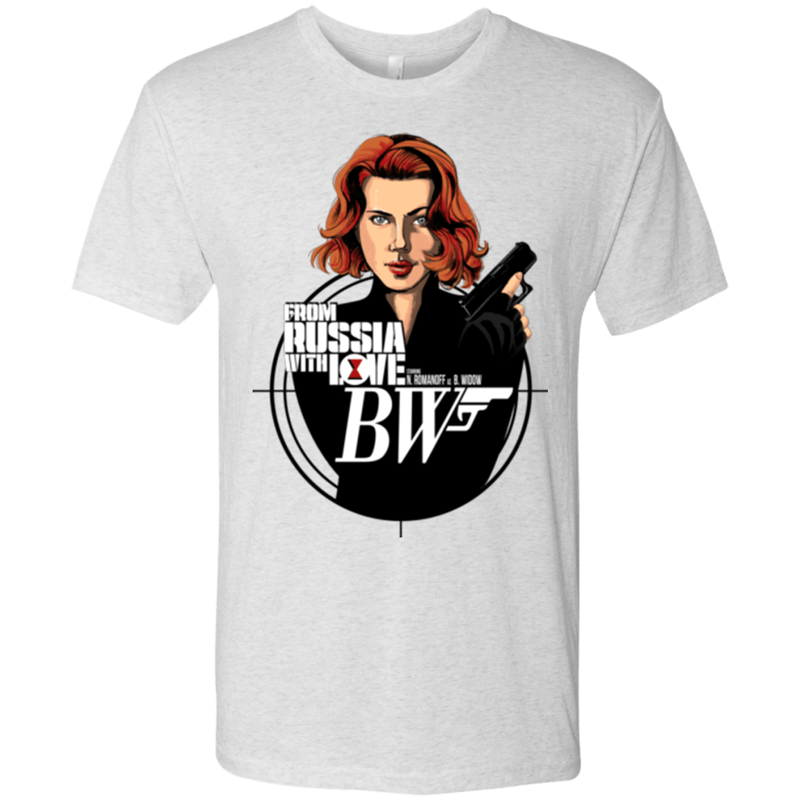 T-Shirts Heather White / Small From Russia with Love Men's Triblend T-Shirt