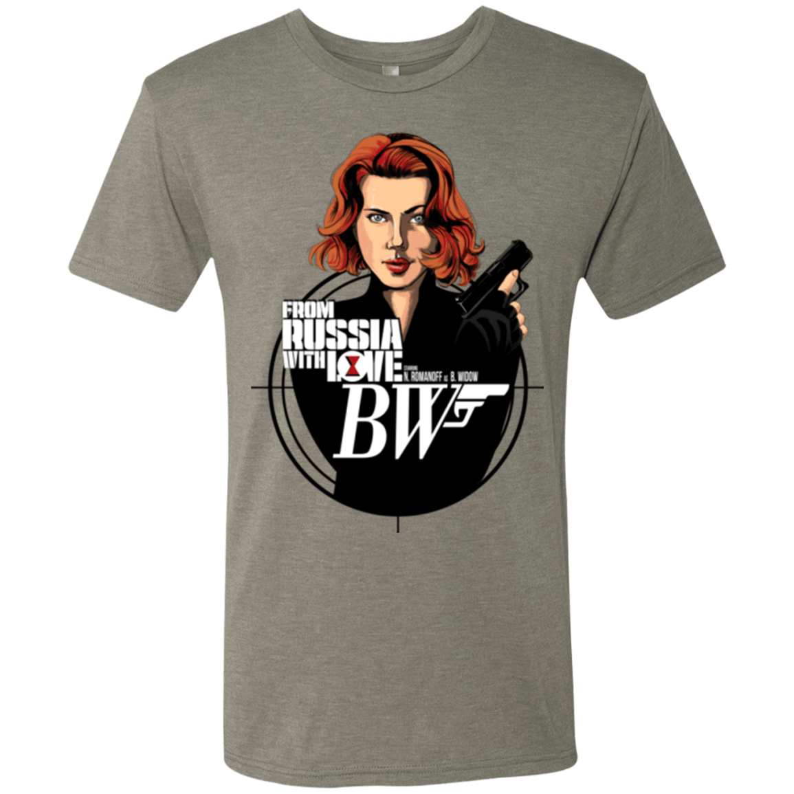 T-Shirts Venetian Grey / Small From Russia with Love Men's Triblend T-Shirt