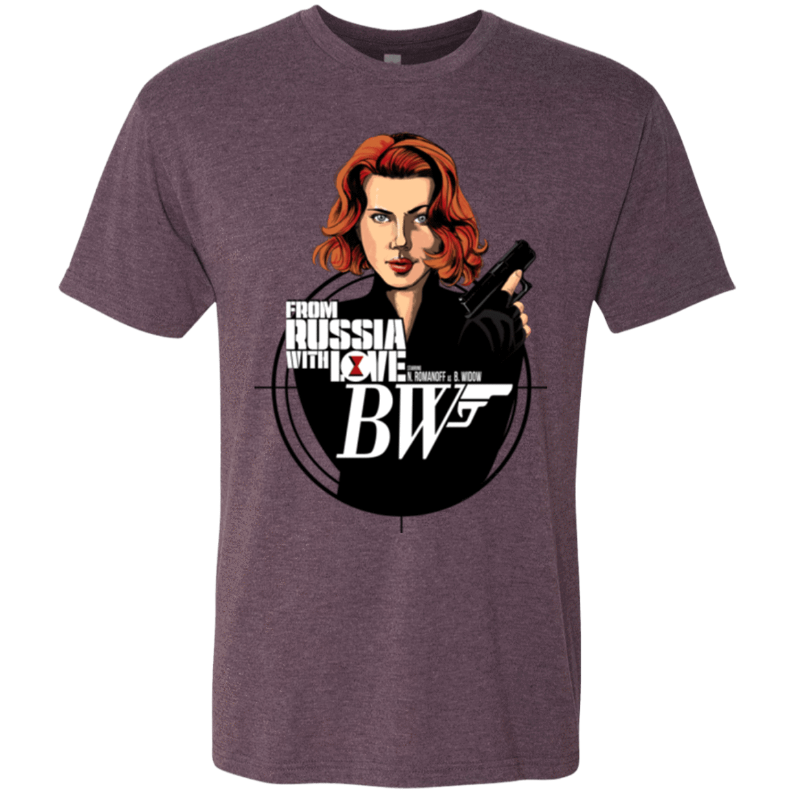 T-Shirts Vintage Purple / Small From Russia with Love Men's Triblend T-Shirt