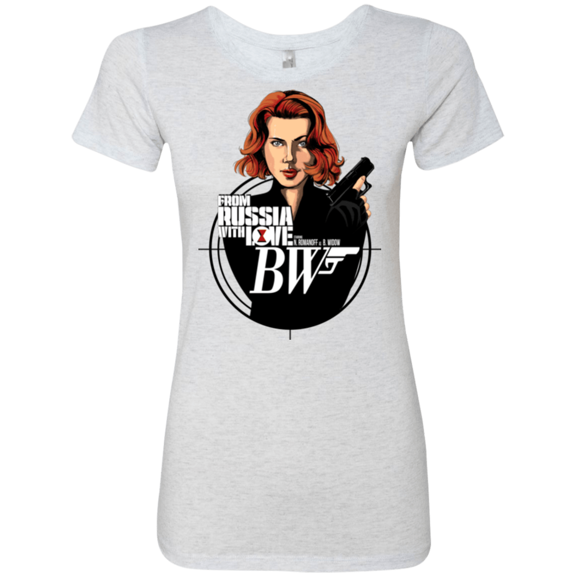 T-Shirts Heather White / Small From Russia with Love Women's Triblend T-Shirt