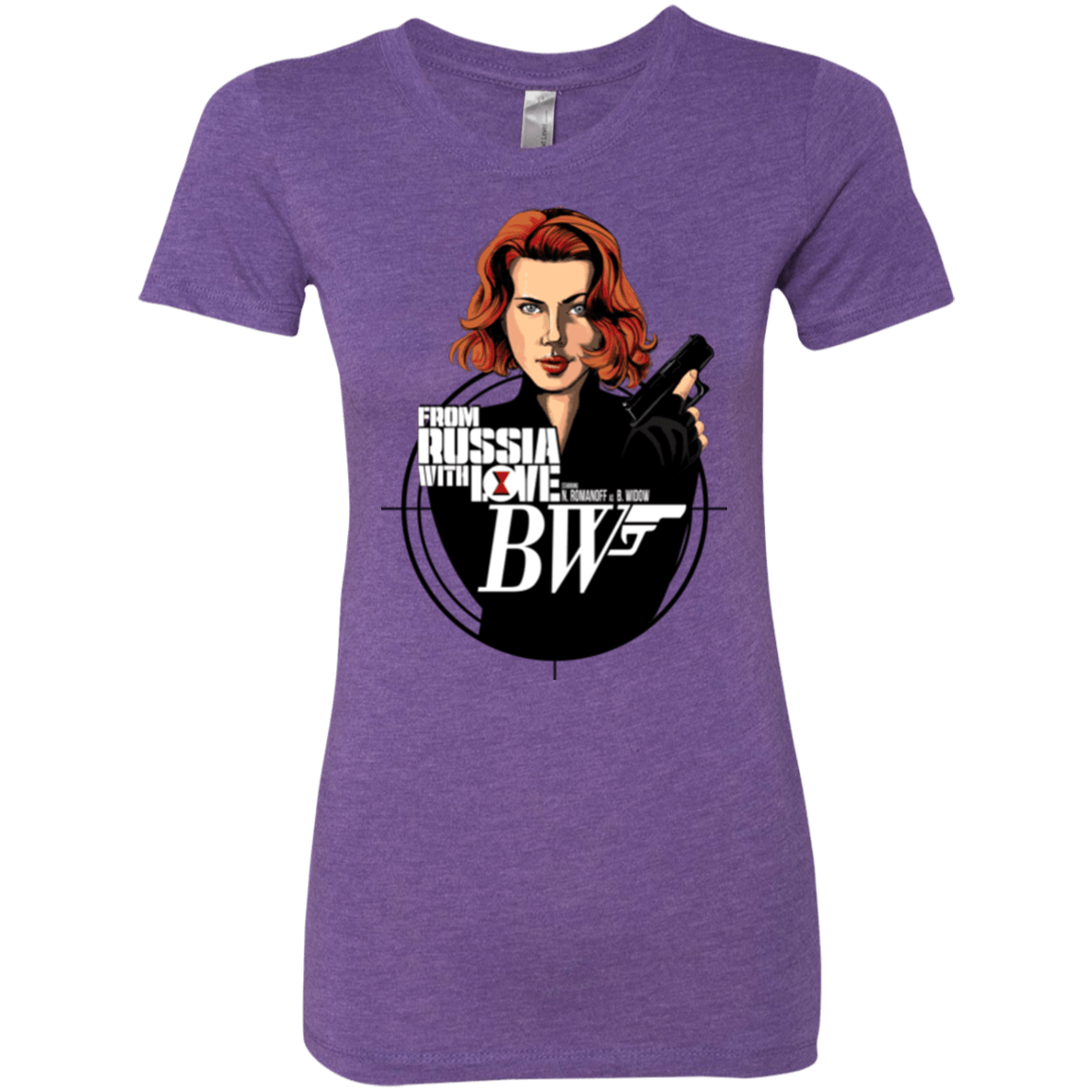T-Shirts Purple Rush / Small From Russia with Love Women's Triblend T-Shirt
