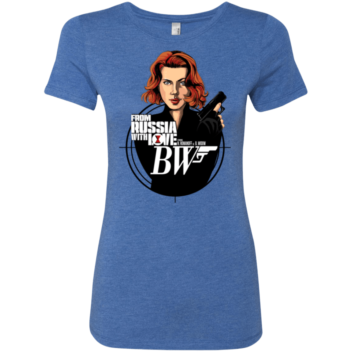 T-Shirts Vintage Royal / Small From Russia with Love Women's Triblend T-Shirt