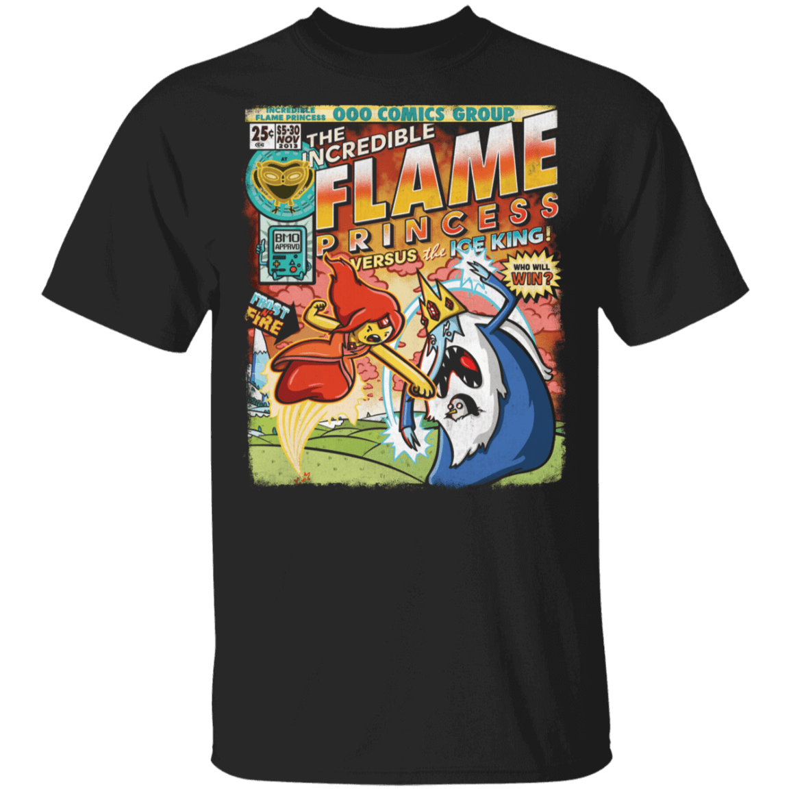 T-Shirts Black / YXS Frost N Fire Youth T-Shirt