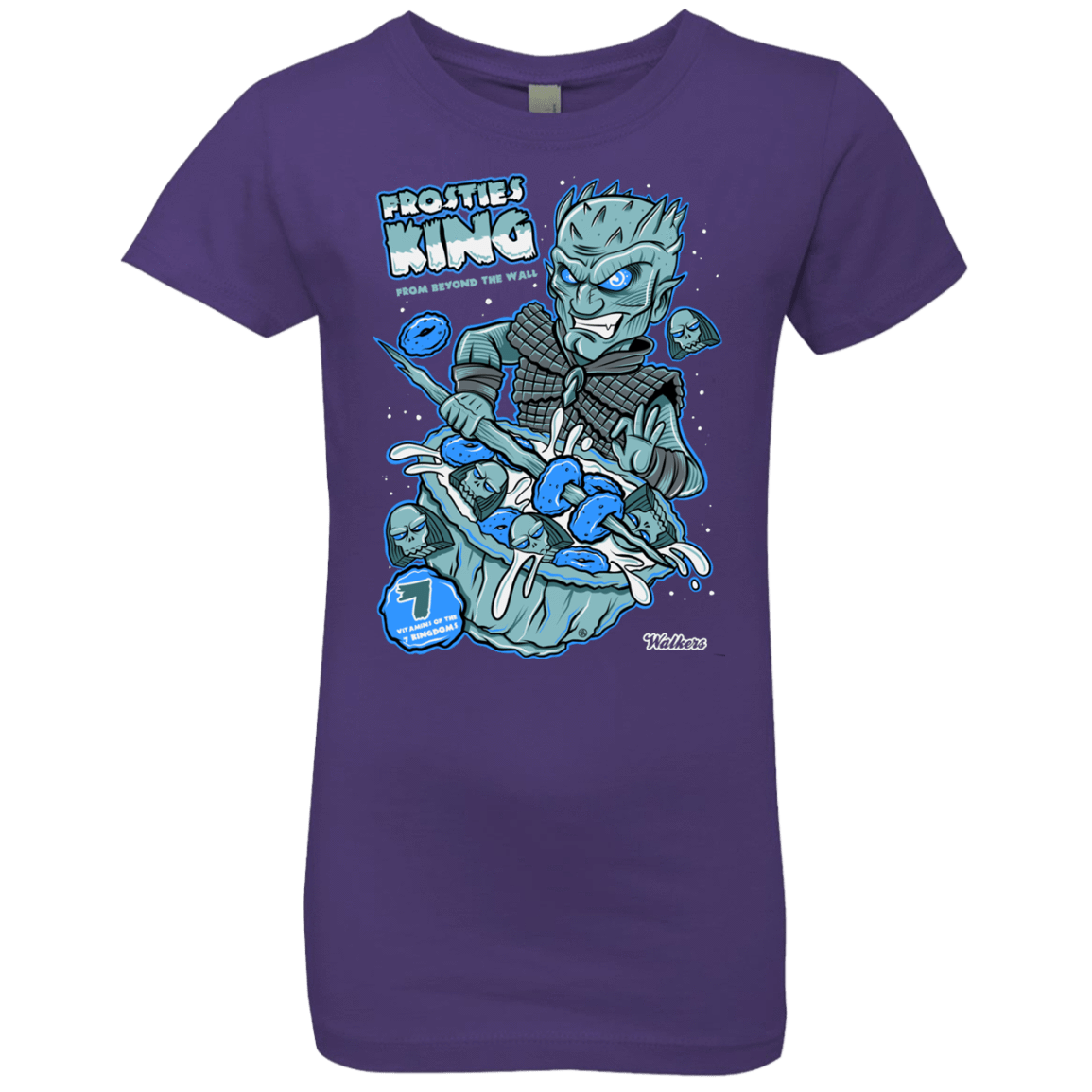 T-Shirts Purple Rush / YXS Frostie's King Girls Premium T-Shirt