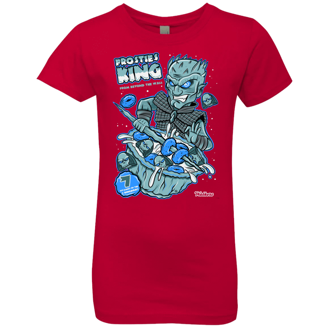 T-Shirts Red / YXS Frostie's King Girls Premium T-Shirt