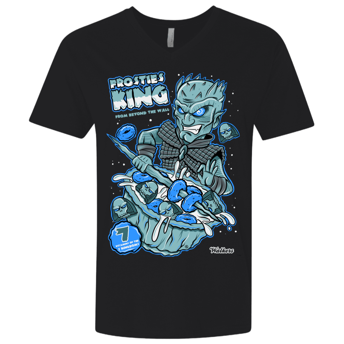 T-Shirts Black / X-Small Frostie's King Men's Premium V-Neck