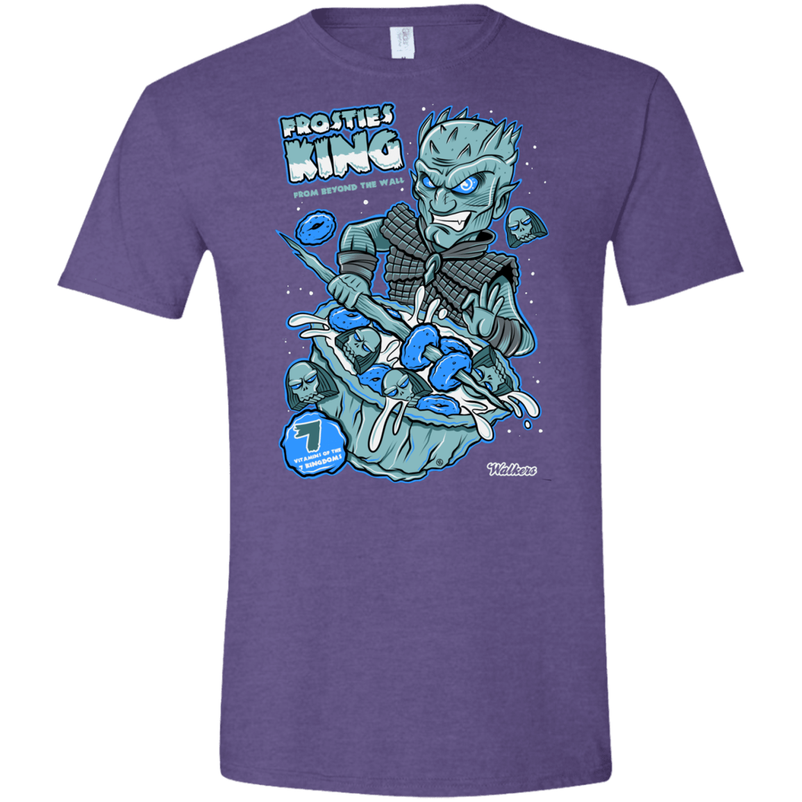 T-Shirts Heather Purple / S Frostie's King Men's Semi-Fitted Softstyle