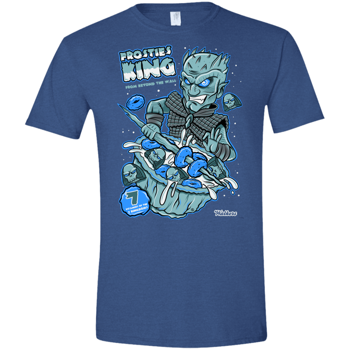 T-Shirts Heather Royal / X-Small Frostie's King Men's Semi-Fitted Softstyle