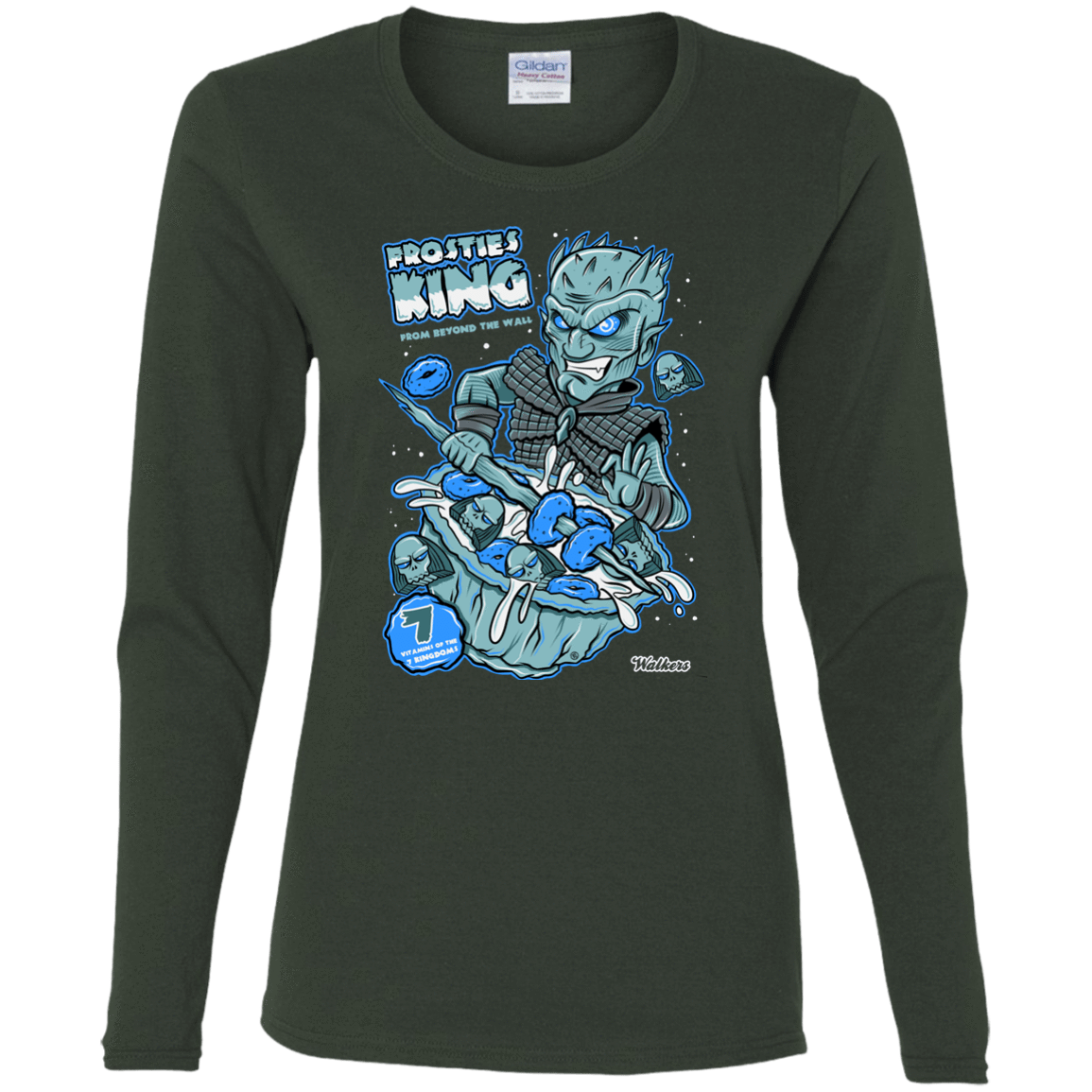 T-Shirts Forest / S Frostie's King Women's Long Sleeve T-Shirt