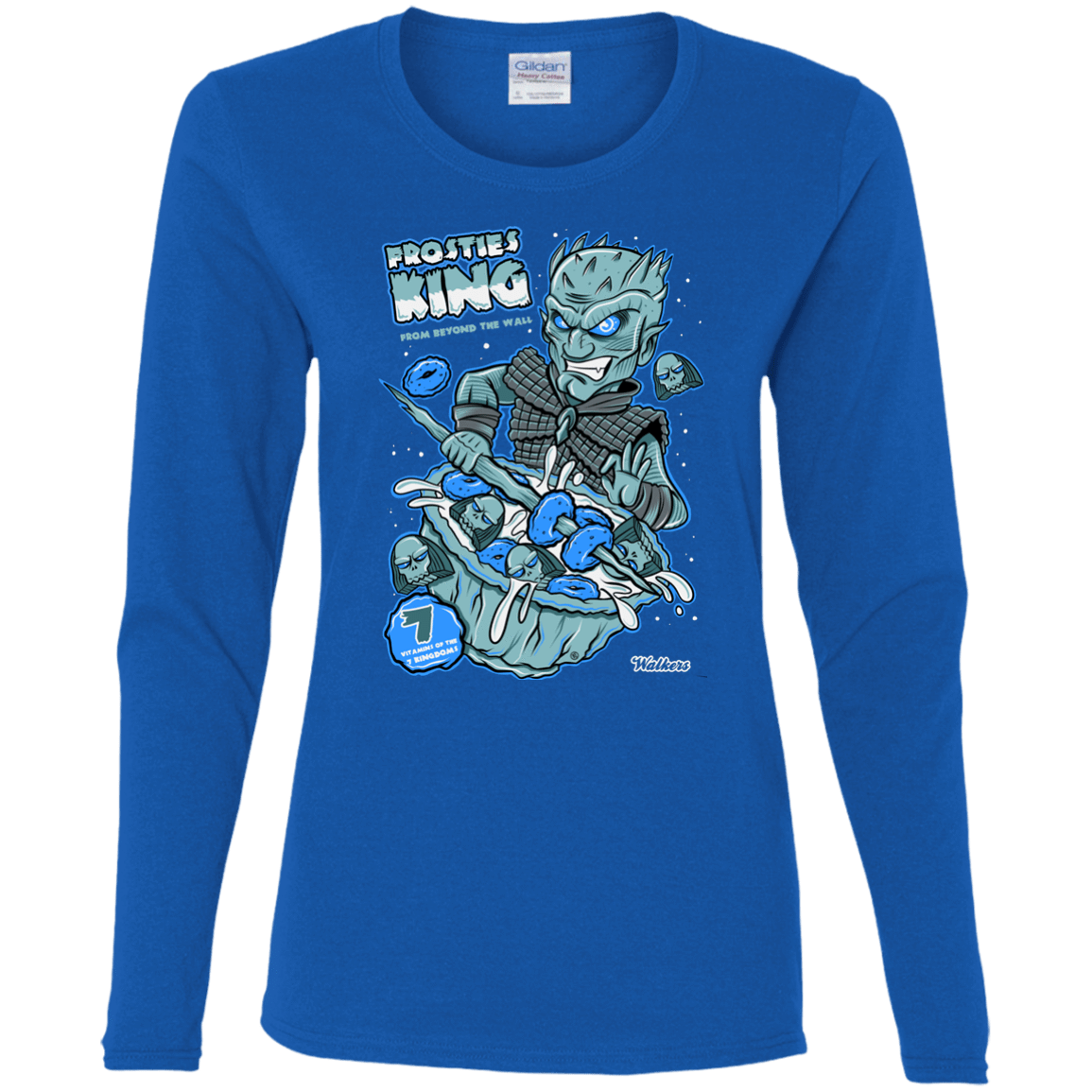 T-Shirts Royal / S Frostie's King Women's Long Sleeve T-Shirt