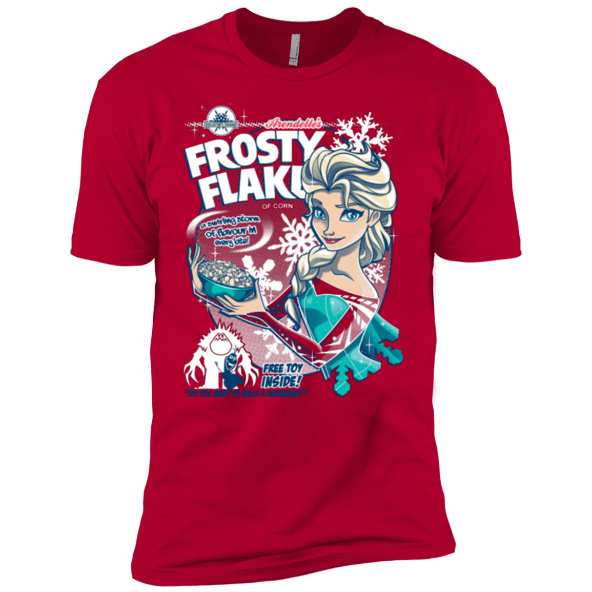 T-Shirts Red / YXS Frosty Flakes Boys Premium T-Shirt