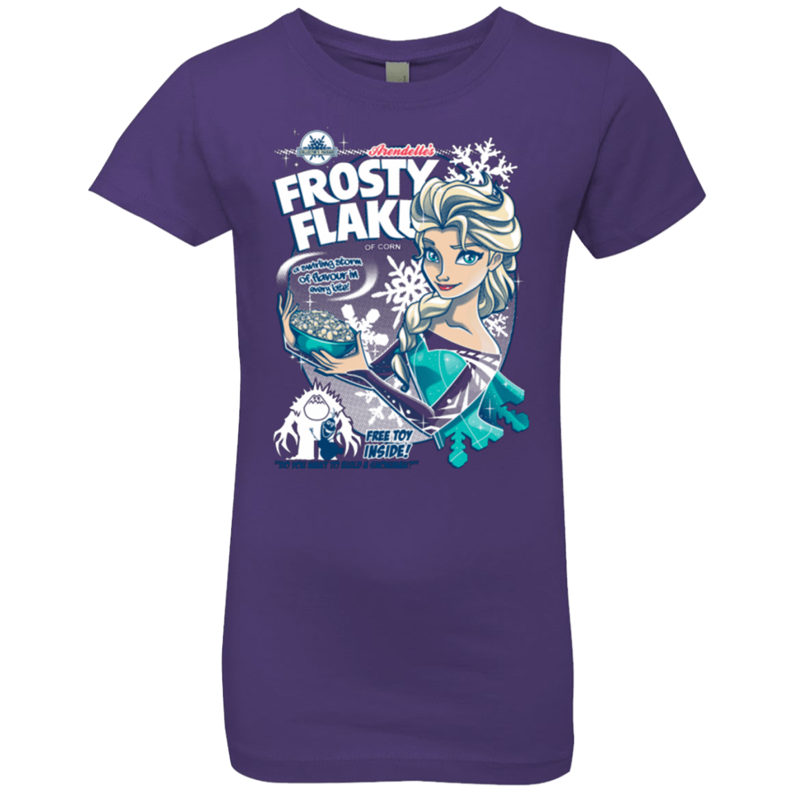 T-Shirts Purple Rush / YXS Frosty Flakes Girls Premium T-Shirt
