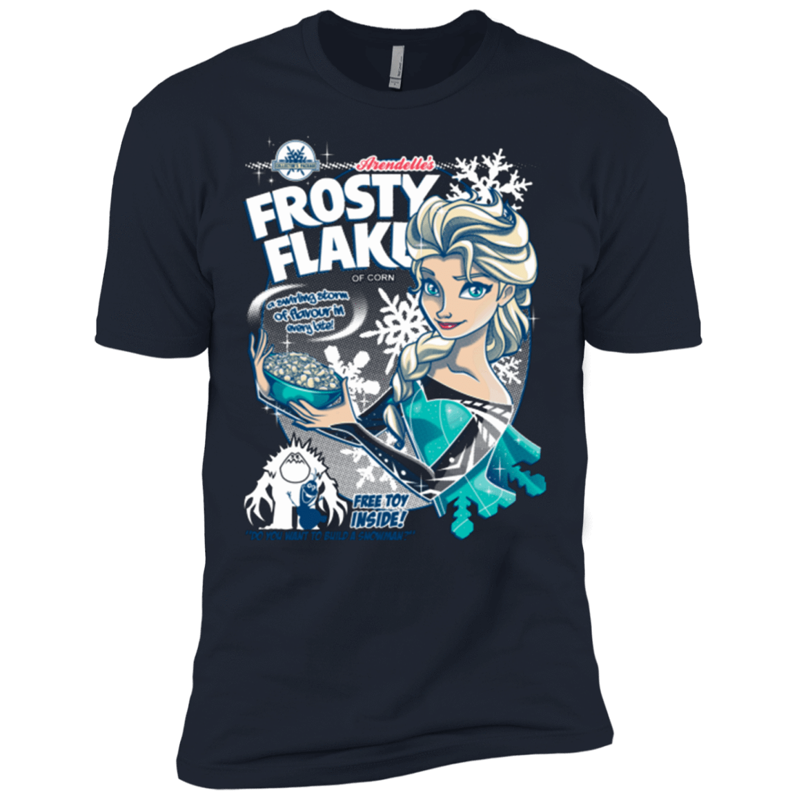 T-Shirts Midnight Navy / X-Small Frosty Flakes Men's Premium T-Shirt