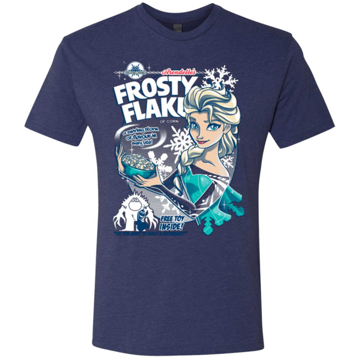 T-Shirts Vintage Navy / Small Frosty Flakes Men's Triblend T-Shirt