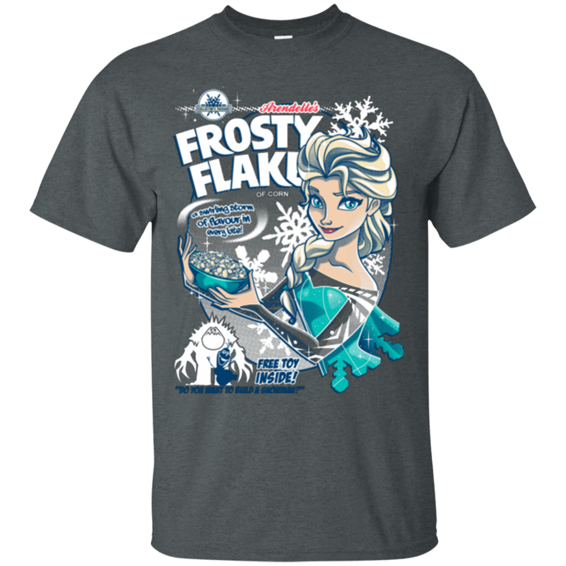 T-Shirts Dark Heather / Small Frosty Flakes T-Shirt