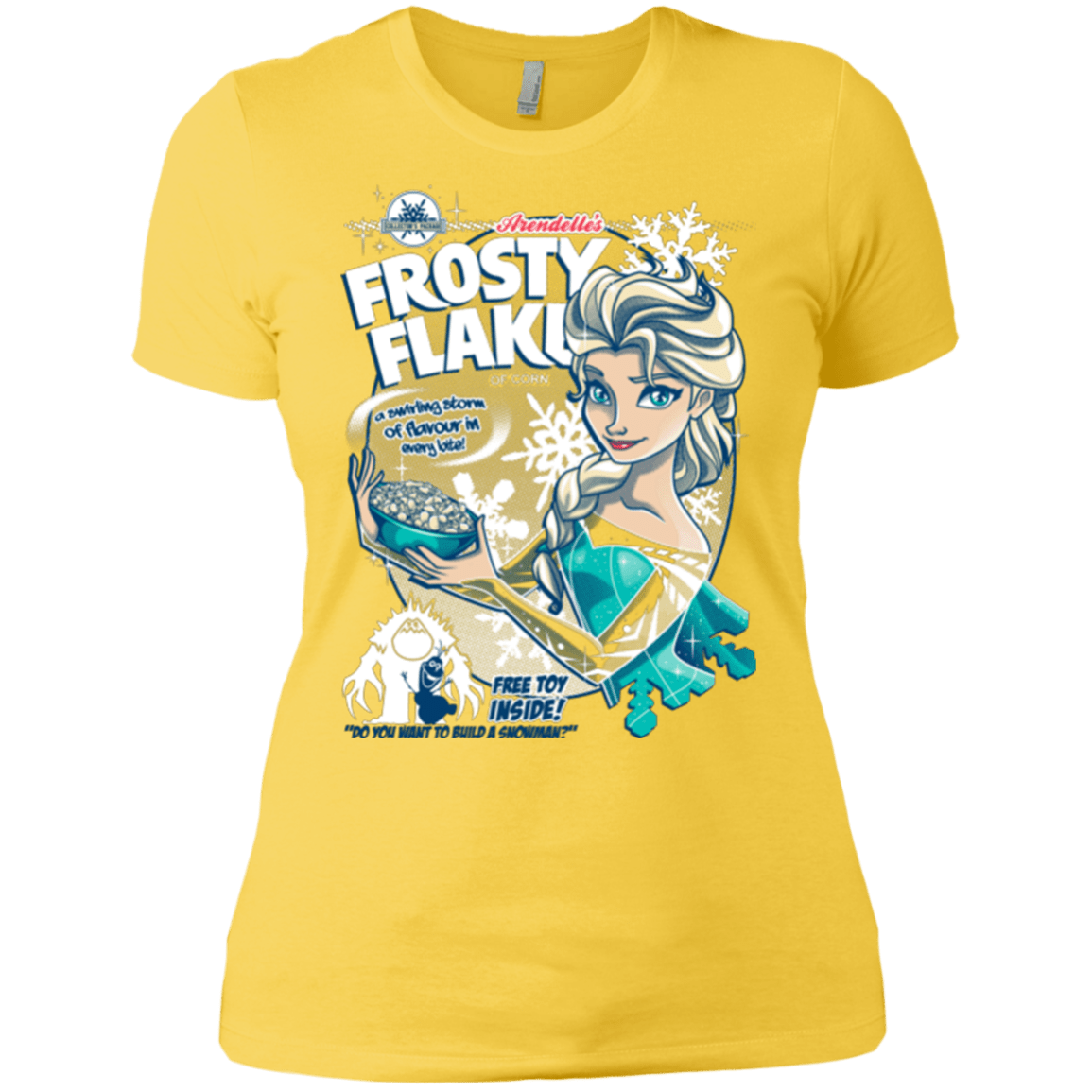 T-Shirts Vibrant Yellow / X-Small Frosty Flakes Women's Premium T-Shirt