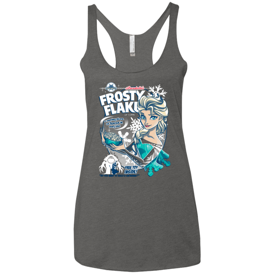 T-Shirts Premium Heather / X-Small Frosty Flakes Women's Triblend Racerback Tank