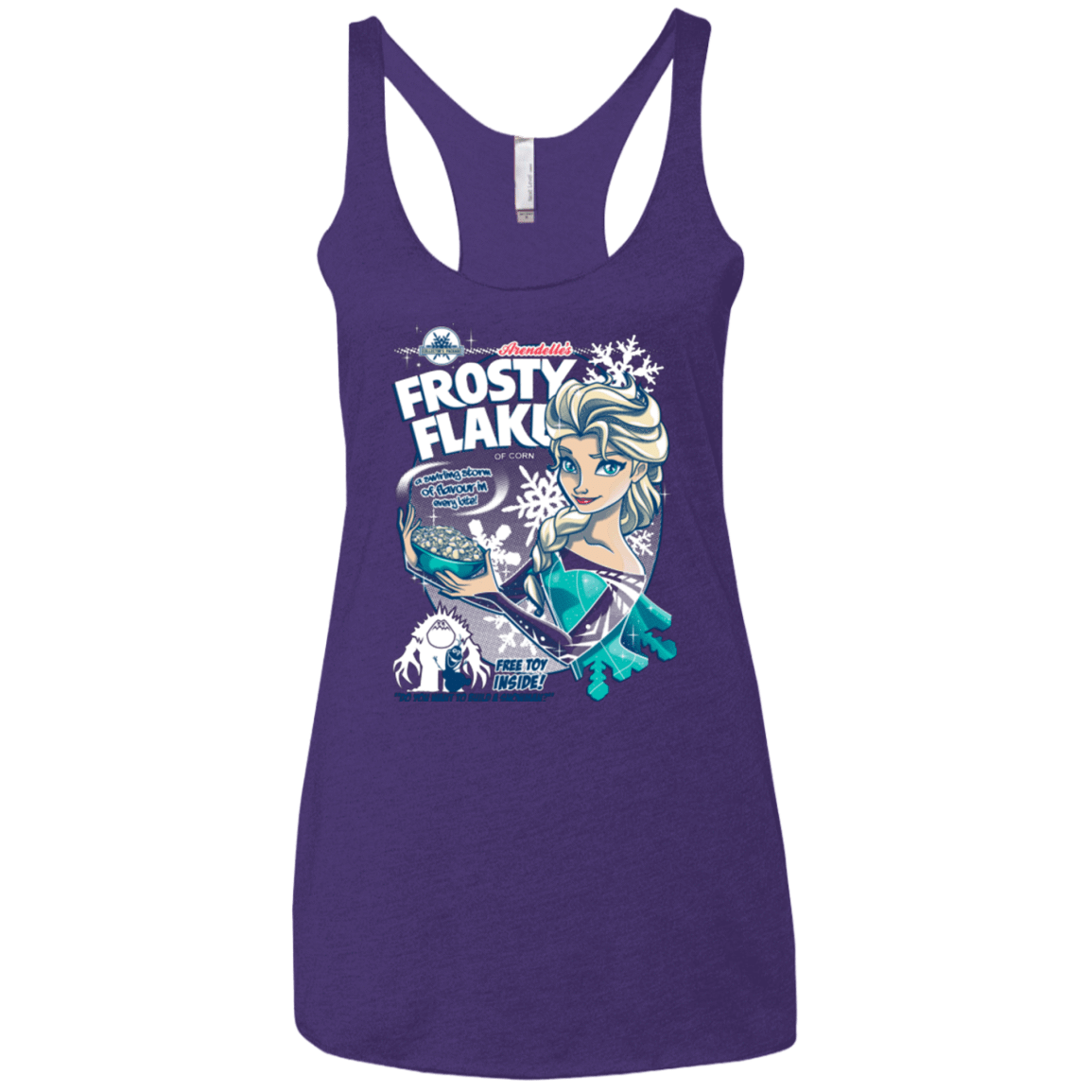 T-Shirts Purple / X-Small Frosty Flakes Women's Triblend Racerback Tank