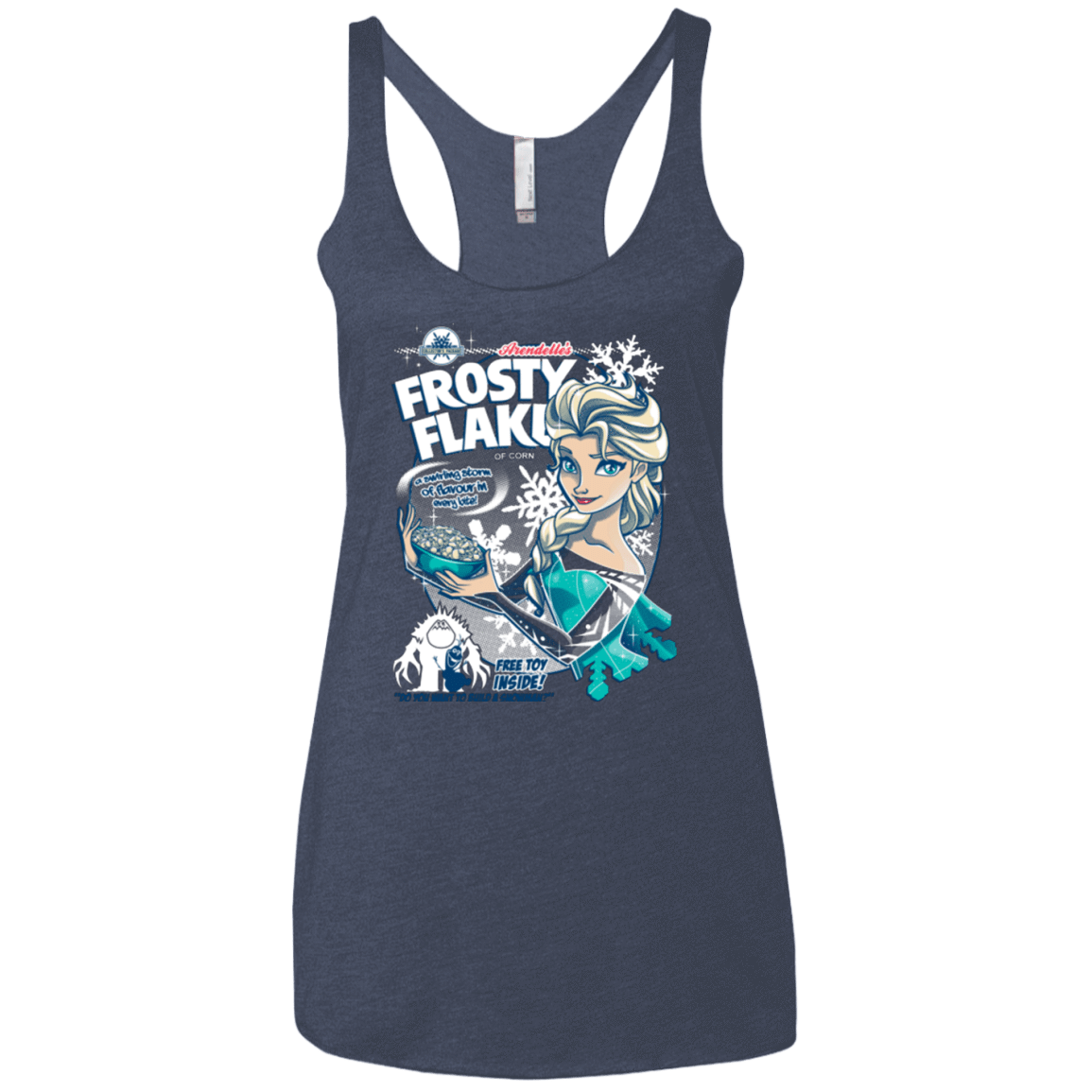 T-Shirts Vintage Navy / X-Small Frosty Flakes Women's Triblend Racerback Tank